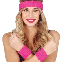 Conjunto de muñequeras y cinta