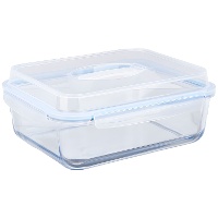 Tupper de 4,8 L de borosilicato hermético con asas