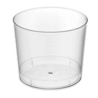 Vasos de 330 ml de plástico transparentes de pinta - 10 unidades