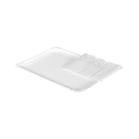Bandeja con blonda rectangular blanca de 18 x 24 cm - Maxi Products - 3 unidades