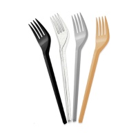 Tenedores de gala colores surtidos de 16 cm - Maxi Products - 16 unidades