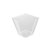 Cuencos cuadrados transparentes de 6 cm - 5 unidades