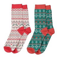 Calcetines de blanca Navidad - 1 par