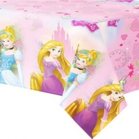 Mantel de las Princesas Disney rosa - 1,20 x 1,80 m