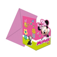 Invitaciones de Minnie y Daisy - 6 unidades