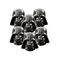 Caretas de Star Wars Darth Vader - 6 unidades