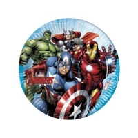 Platos de los Vengadores de 20 cm - 8 unidades