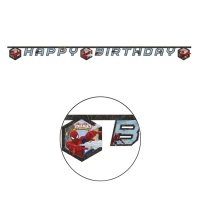 Guirnalda feliz cumpleaños de Spiderman - 1,80 m