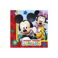 Servilletas de Mickey Mouse de 16,5 x 16,5 cm - 20 unidades
