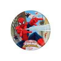 Platos de Spiderman de 23 cm - 8 unidades