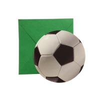 Invitaciones de fútbol - 6 unidades