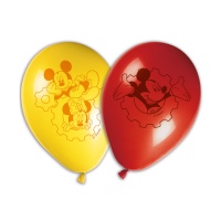 Globos de látex de Mickey - Procos - 8 unidades