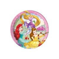 Platos de las Princesas Disney de 23 cm - 8 unidades