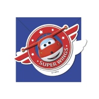 Invitaciones de Super Wings - 6 unidades