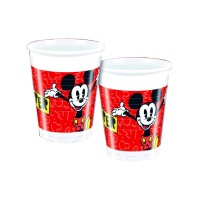 Vasos de Mickey Vintage de 200 ml - 8 unidades