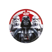 Platos de Star Wars Darth Vader de 23 cm - 8 unidades