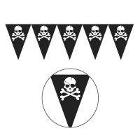 Banderín de bandera pirata - 2,30 m