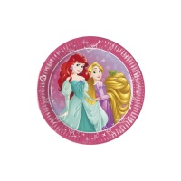 Platos de Princesas cuentos Disney de 20 cm - 8 unidades