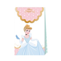 Bolsas de papel de Princesas cuentos Disney - 6 unidades