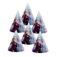Sombreros de Frozen II - 6 unidades