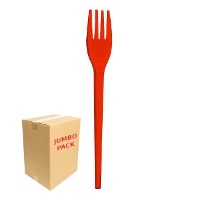 Tenedores de 17 cm de plástico colores - 1152 unidades
