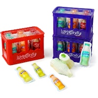 Refrescos de gominola rellenas de gelatina de 10 gr - 1 caja