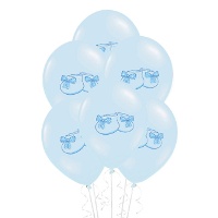 Globos de látex de patucos de 30 cm - PartyDeco - 50 unidades