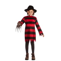Disfraz de asesino Freddy para niña