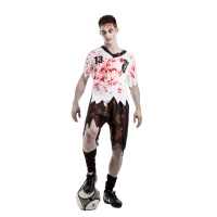 Disfraz de jugador de fútbol zombie