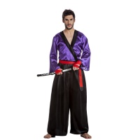 Disfraz de guerrero samurai para hombre