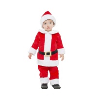 Disfraz de Papá Noel elegante para bebe niño