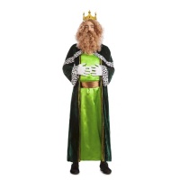 Disfraz de Rey Mago para adulto verde