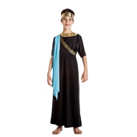 Disfraz de griego dorado y negro para niño