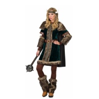 Disfraz de vikingo escandinavo para mujer