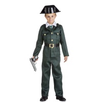 Disfraz de Guardia Civil con tricornio para niño