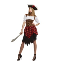Disfraz de piratesa para mujer
