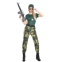 Disfraz de militar para mujer