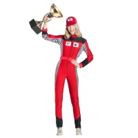 Disfraz de piloto de carreras para mujer
