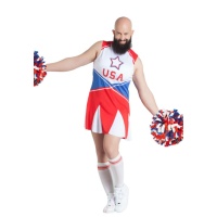 Disfraz de animadora USA para hombre