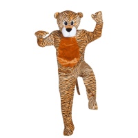 Disfraz de tigre con cabeza para adulto