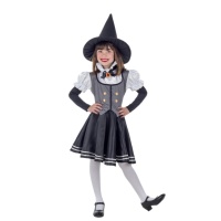 Disfraz de bruja aprendiz de magia para niña