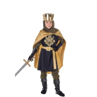 Disfraz de rey medieval para niño