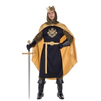 Disfraz de rey medieval para hombre