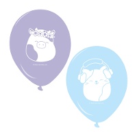 Globos de látex de Squishmallows - 8 unidades