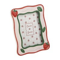 Marco para foto de 10 x 15 cm Coquette con fresas