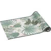 Camino de mesa de 40 cm hojas tropicales - 5 m