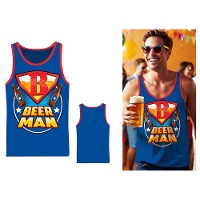 Camiseta de Beer Man superhéroe para adulto