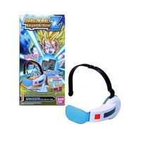 Visor de potencia de Bola de dragón Z azul