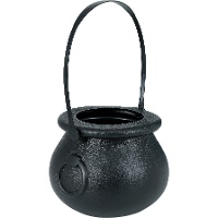 Caldero de bruja negro de 11 cm