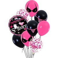 Bouquet de Despedida de Soltera Fucsia - 9 unidades